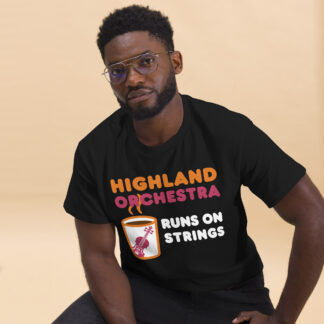 Highland "Runs on Strings" Tee